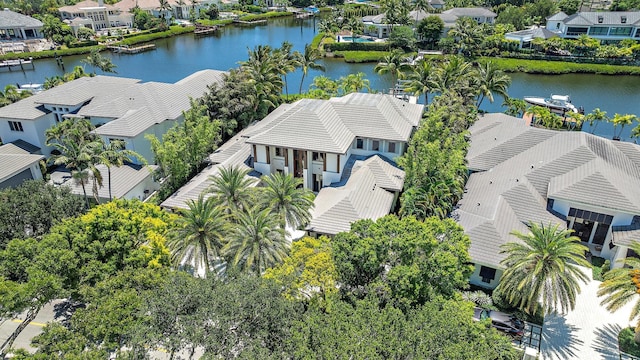 177 Commodore Dr, Jupiter, FL 33477 - aerial perspective of suburban area featuring a nearby body of water