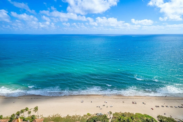 water view with a beach view