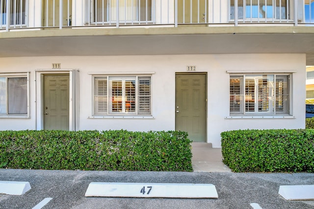 view of entrance to property