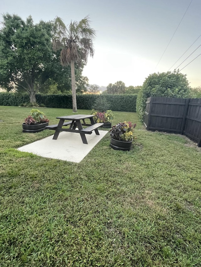 exterior space featuring a patio area