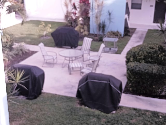 view of patio / terrace featuring grilling area