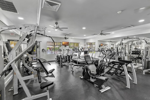 view of exercise room