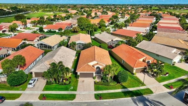 bird's eye view featuring a residential view