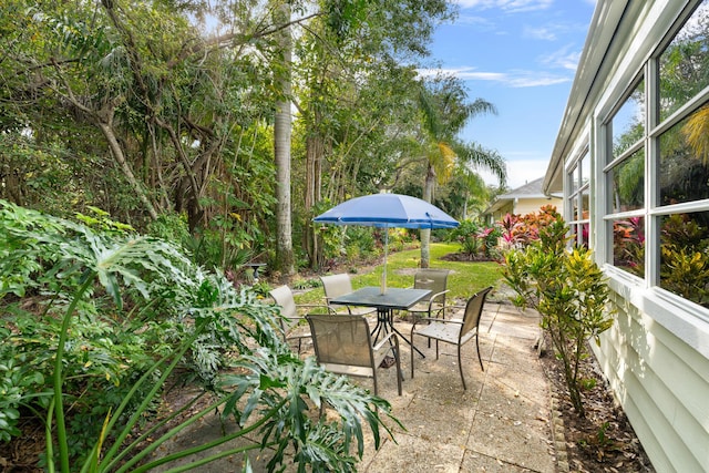 view of patio