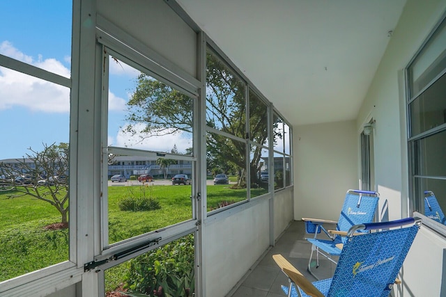 sunroom / solarium featuring plenty of natural light