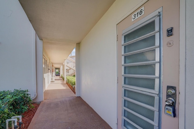 view of entrance to property