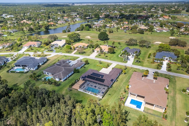 11951 Torreyanna Cir, Palm Beach Gardens, FL 33412 - drone / aerial view with a residential view and a water view