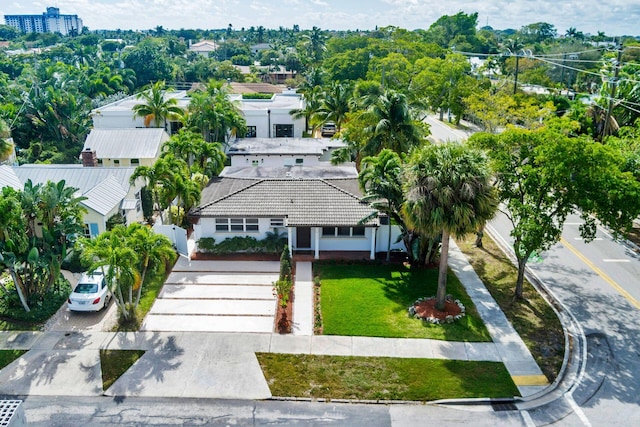 drone / aerial view