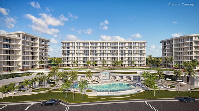 2200 Pga Blvd Unit 406, Palm Beach Gardens, FL 33410 - view of apartment building / complex with uncovered parking