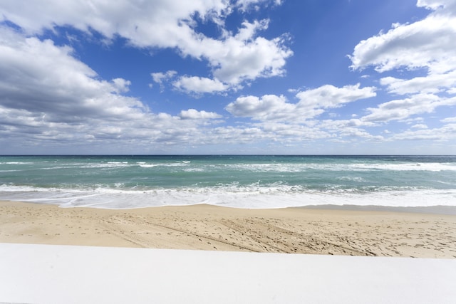 water view with a beach view