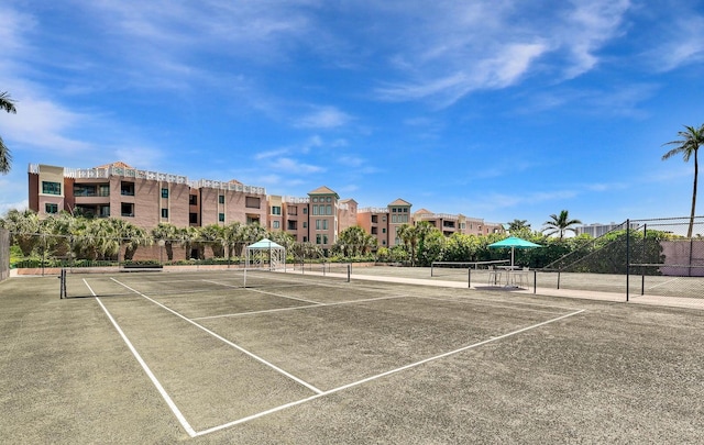 view of sport court