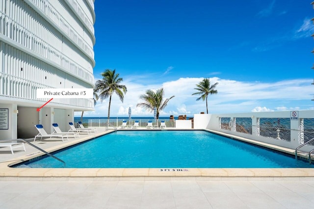 3211 S Ocean Blvd Unit 802, Highland Beach, FL 33487 - community pool with a patio