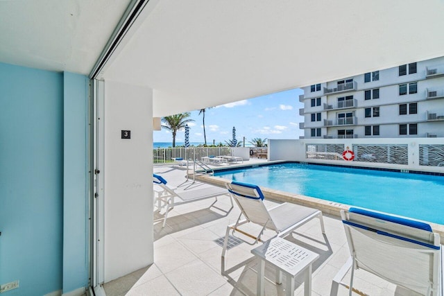 3211 S Ocean Blvd Unit 802, Highland Beach, FL 33487 - community pool with a patio area