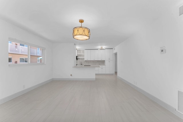 view of unfurnished living room