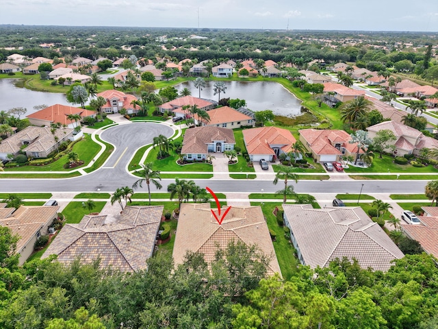 6718 Jog Palm Dr, Boynton Beach, FL 33437 - aerial perspective of suburban area with a nearby body of water