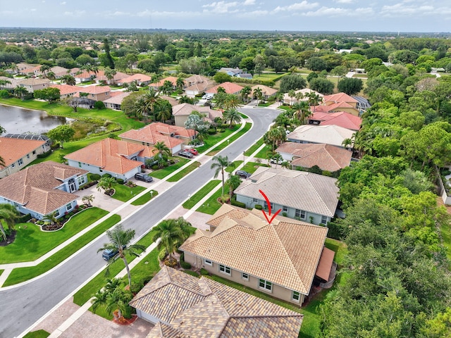 6718 Jog Palm Dr, Boynton Beach, FL 33437 - aerial view of residential area with a large body of water