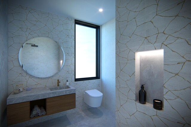 750 NE 69th St, Boca Raton, FL 33487 - bathroom with vanity and toilet