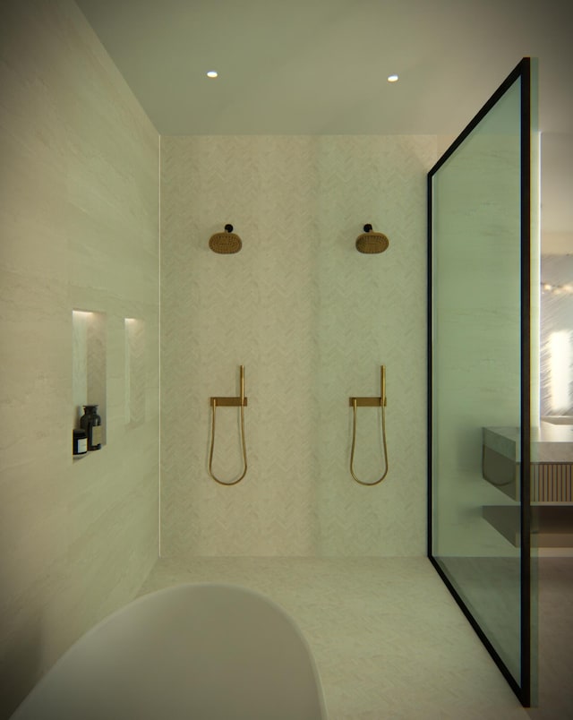750 NE 69th St, Boca Raton, FL 33487 - bathroom with shower with separate bathtub