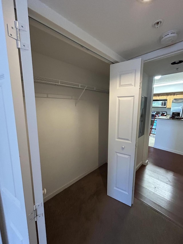 view of closet