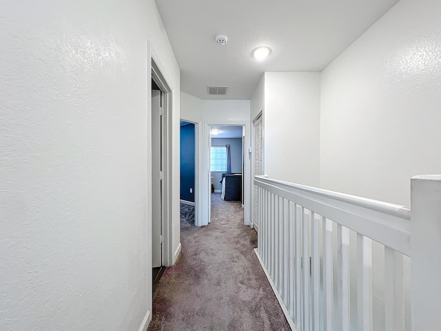 corridor featuring carpet floors