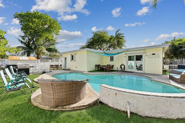 view of pool