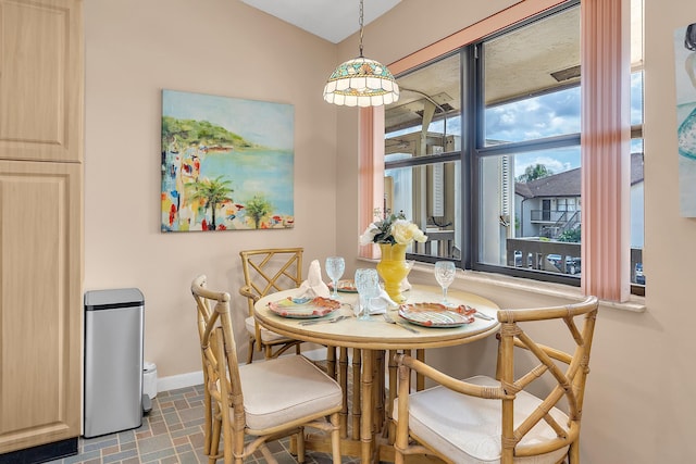 view of dining room