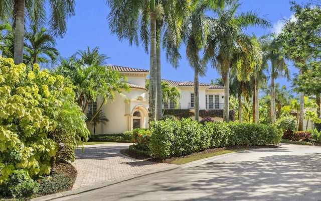 view of mediterranean / spanish house