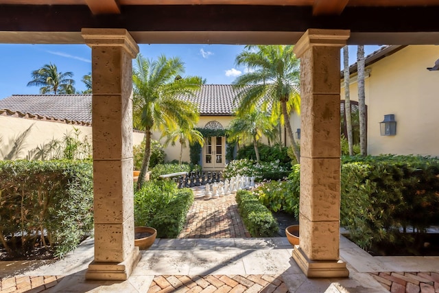 view of patio