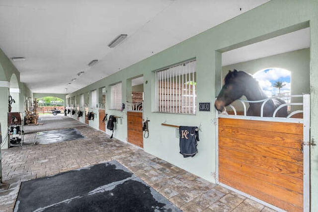 view of stable