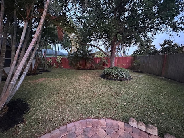 view of yard