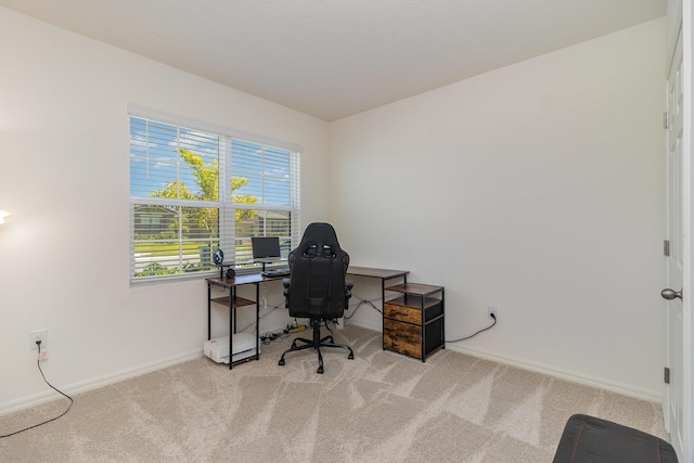 3580 Foggy Mist Rd SE, Palm Bay, FL 32909 - carpeted home office featuring baseboards