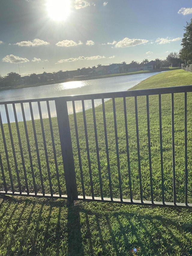 property view of water