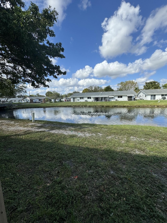 view of water feature