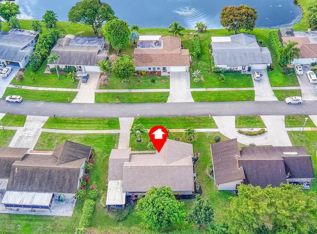 6335 Hitchin Post Way, Delray Beach, FL 33484 - aerial perspective of suburban area featuring a nearby body of water