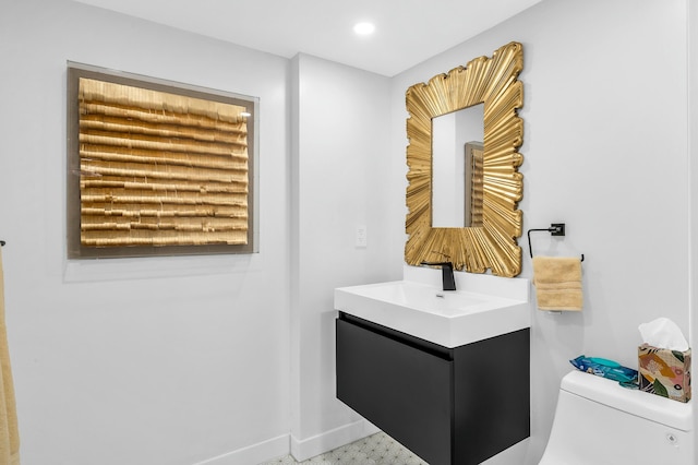 1155 Hillsboro Mile Unit 202, Hillsboro Beach, FL 33062 - bathroom with vanity and toilet