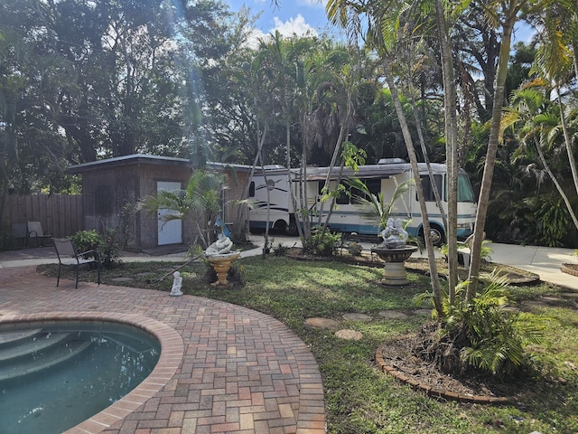 exterior space featuring a patio