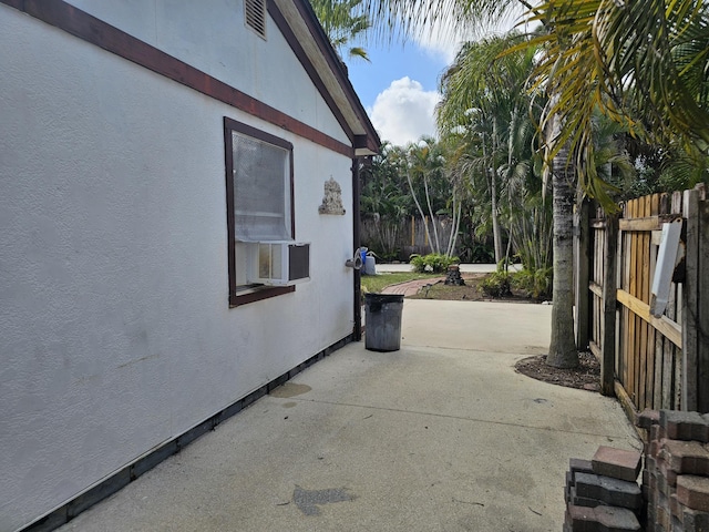 view of patio / terrace featuring cooling unit