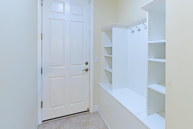 view of mudroom