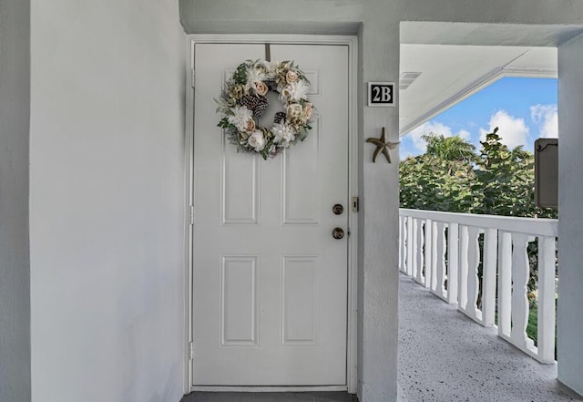 view of property entrance