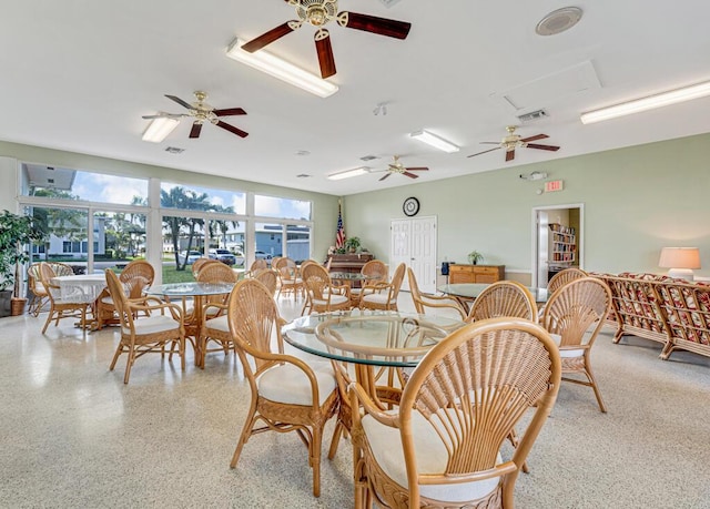 view of dining area