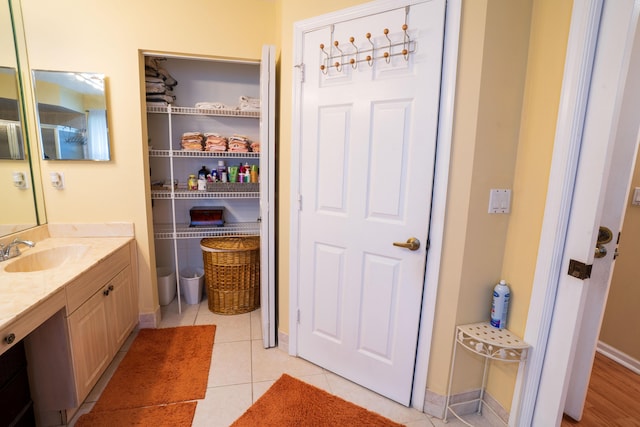165 Cypress Trce, Royal Palm Beach, FL 33411 - full bathroom featuring vanity, tile patterned floors, and baseboards