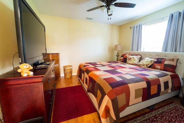 165 Cypress Trce, Royal Palm Beach, FL 33411 - bedroom featuring light wood finished floors and a ceiling fan