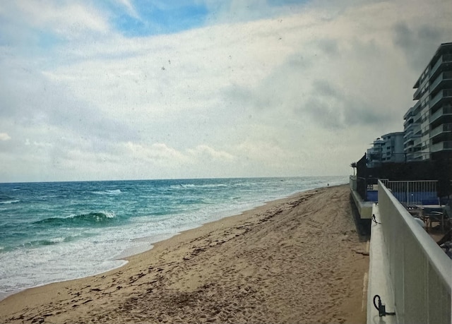 water view with a beach view