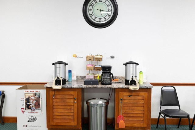 bar with stone counters