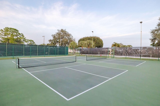 view of sport court