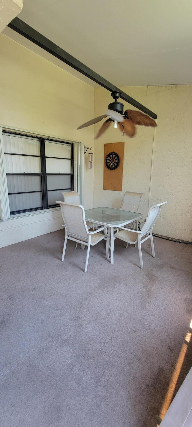 1747 W Royal Tern Ln Unit 1, Fort Pierce, FL 34982 - view of patio featuring outdoor dining area and ceiling fan