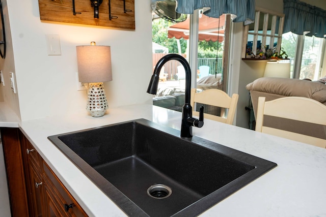 kitchen featuring sink