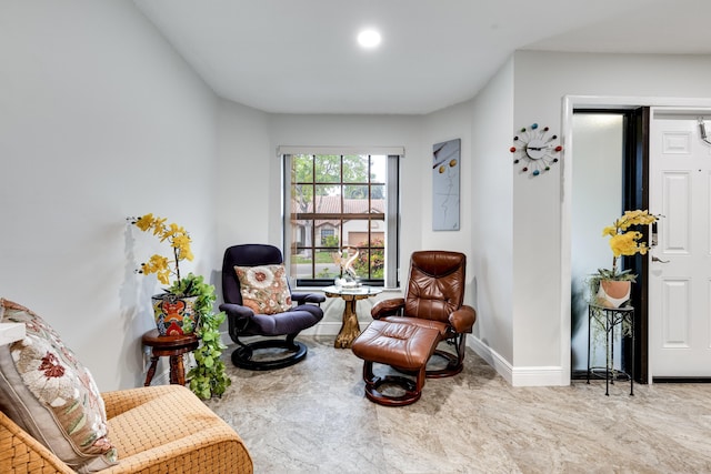 view of sitting room