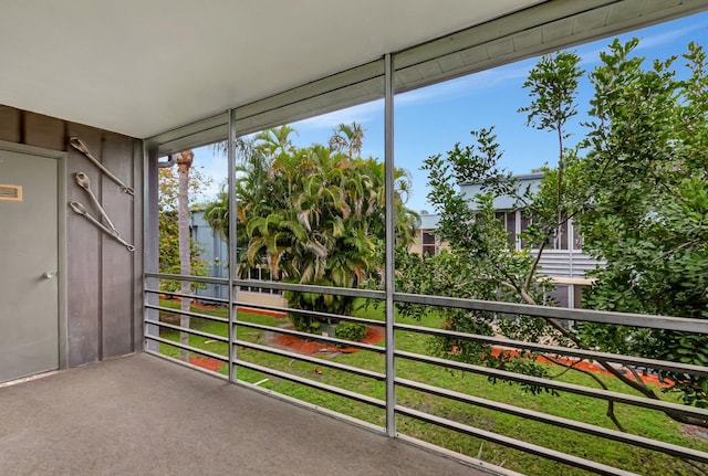 950 Flanders T, Delray Beach, FL 33484 - view of unfurnished sunroom