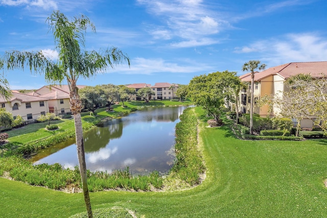 property view of water